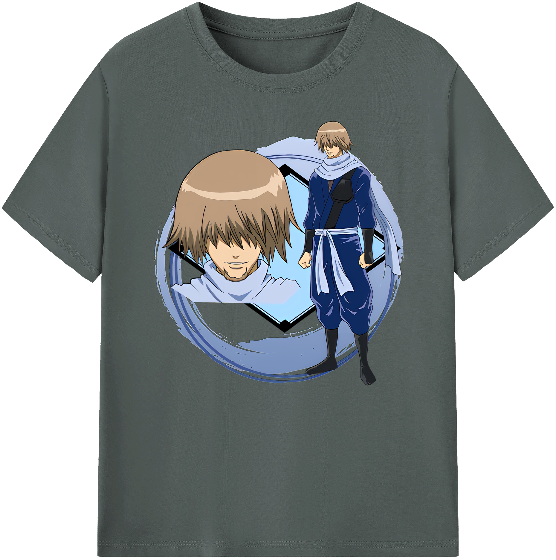 （画像用） ぎんたま 坂田銀時（さかたぎんとき） 神楽 志村新八（しむら しんぱち） GINTAMA Sakata Gintoki Kagura Shimura Shinpachi 綿100％ メンズ半袖Tシャツ｜肌触りやわらか＆通気性